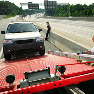 A and V Automotive offers towing services when you are in a jam